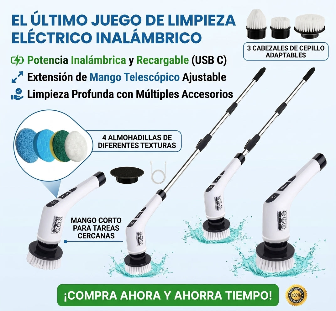 Cepillo De Limpieza Giratorio 9 en 1